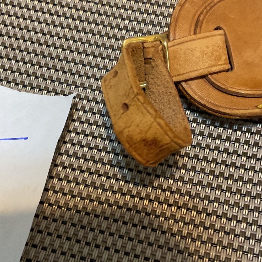 Louis Vuitton Leather Luggage Tag - Picture 3 of 8